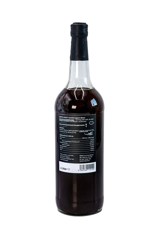 SMKK Sirup Limetten Ingwer Minze 1 l
